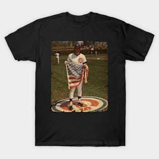 Rick Monday in Chicago Cubs T-Shirt